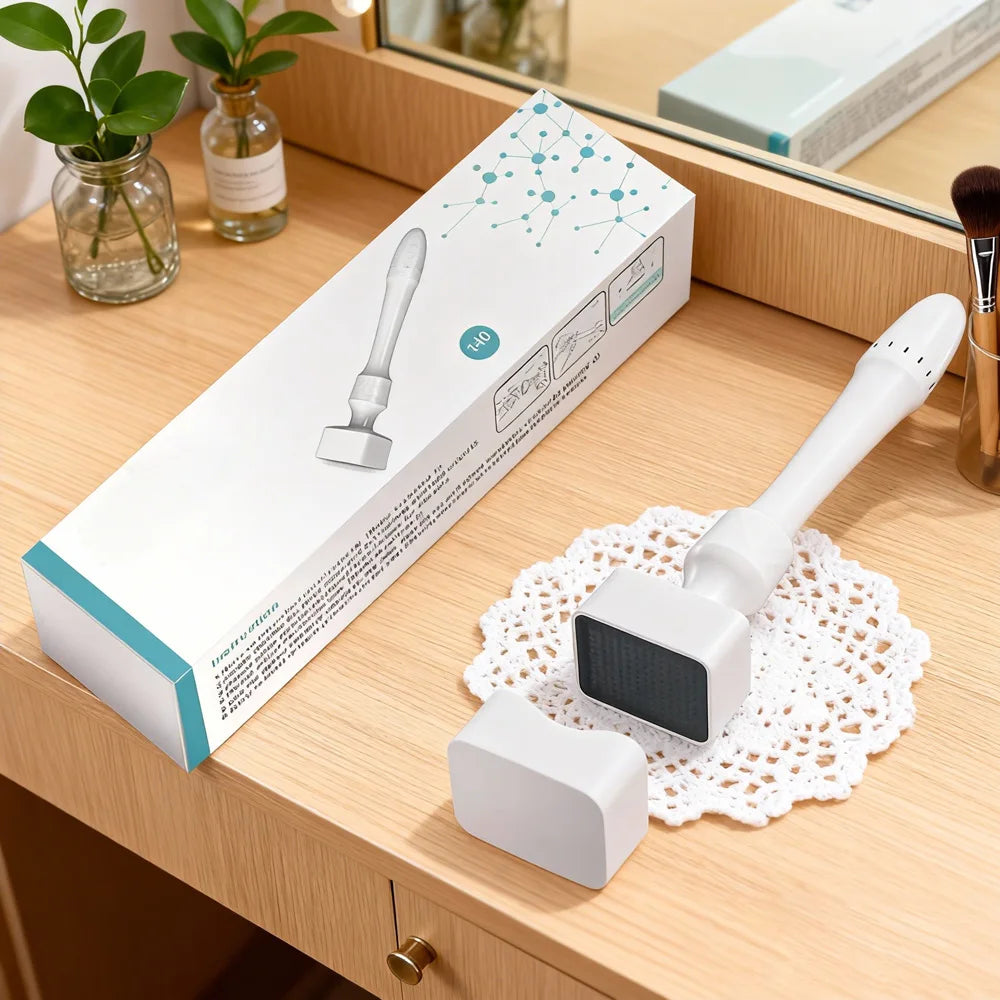 Hot Derma Roller 140 Stainless Steel Needle Adjustable Needle Length Stamp Microneedle For Skin Care Beauty Tools 140