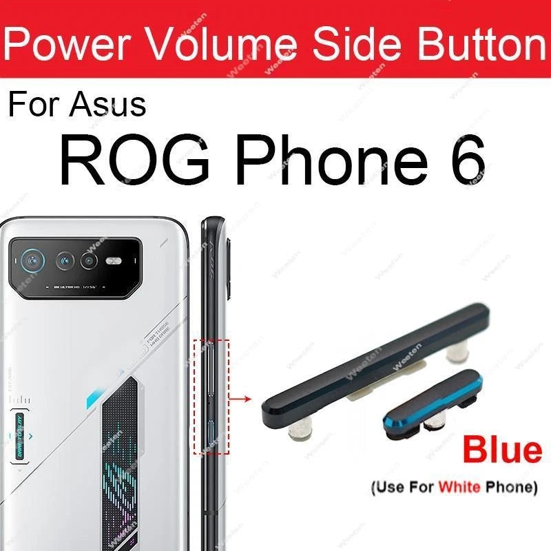 Power Volume Button Flex Cable For Asus ROG Phone 6 ZS630KL Rog 6D 6Pro On Off Power Volume Side Keys Flex Ribbon Parts