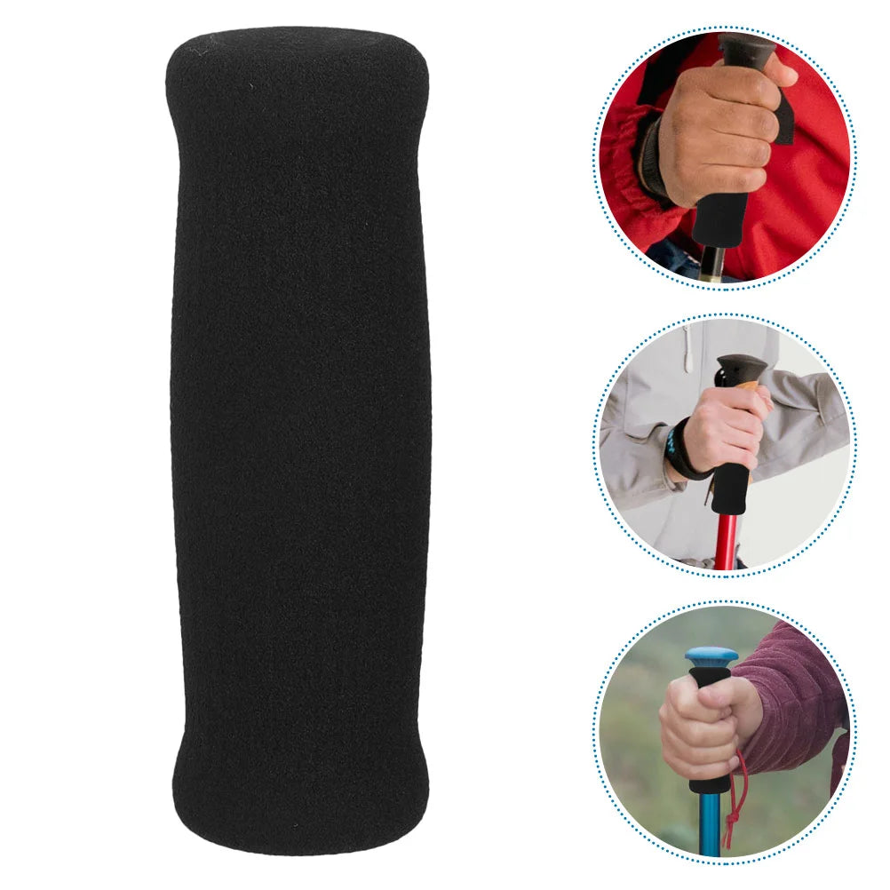 2 Pcs Walker Walking Aid Handle Cover Elderly Grip Accessories for Cane Replacement Handles Sponge Crutch Grips