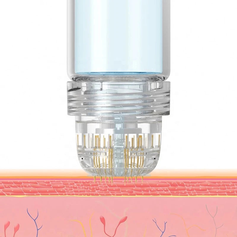 Hydra 20 Needle 0.25mm Titanium 64 pin Tips Sterile Packaged Reusable Bottle Hydra.Roller Stamp Serum Applicator