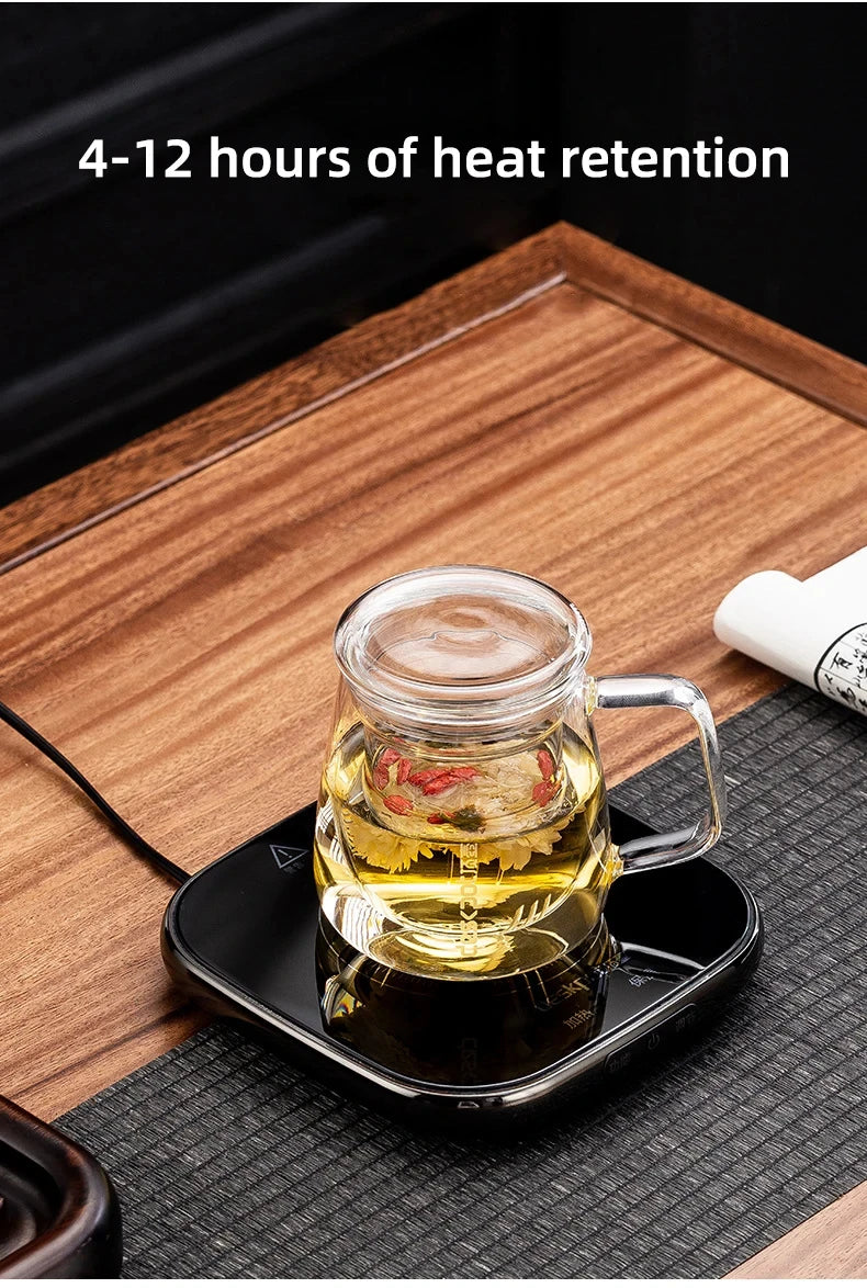 220V Cup Heater Electric Stove Hot Cooker Plate Boil Water Hot Tea Maker Coffee Milk Warmer Heating Pad Insulation Base Coaster