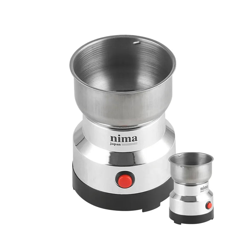 Mini Electric Grinder 300ml Ultrafine Pulverizer for Baby Food Coffee Spice Pepper Grain Mill with 2/4 Blades for Household Use