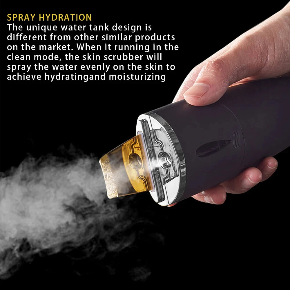Ultrasonic Scrubber Blackhead Remover Deep Cleansing Scraper Face Exfoliator Acne Cleansing Scraper Face Lift Skincare Tools  Ve