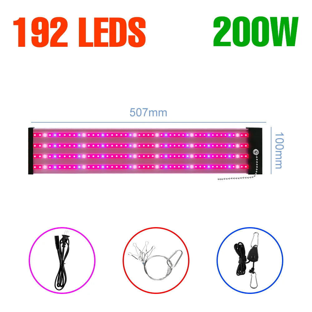 LED Quantum Board Plant Grow Light  Full Spectrum Indoor Flower Seedling Hydroponic Greenhouse Vegetable Cultivation Growth Lamp