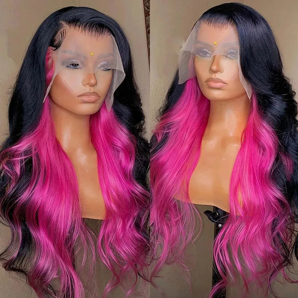 White Wig Body Wavy Lace Front Wig 13x4 HD Heat Fiber Pre Plucked Synthetic And Blend For Women Daily Wear Clearance Cosplay
