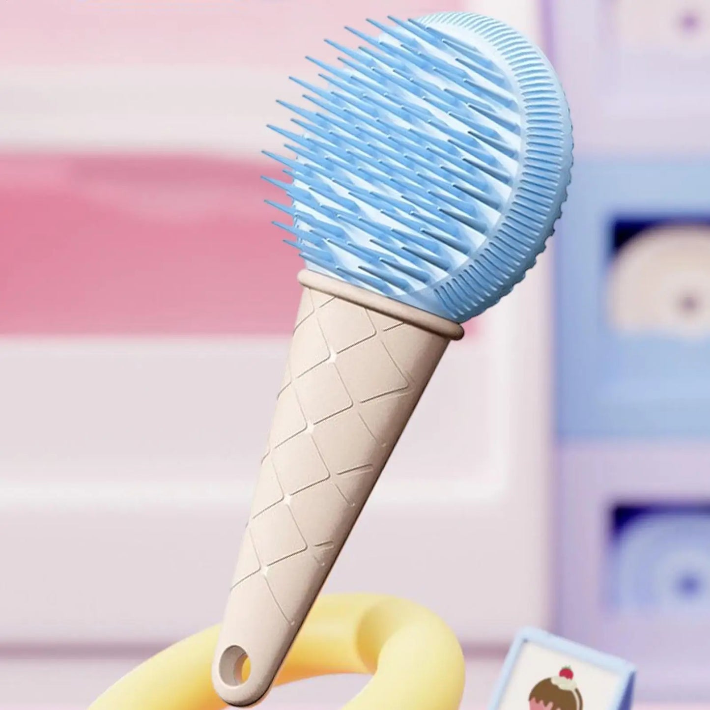 Dog Grooming Brush Animals Skin Massaging Soft Bristles Pet Cat Dog Hair Grooming Brush For Indoor Outdoor Long Short Coat Small