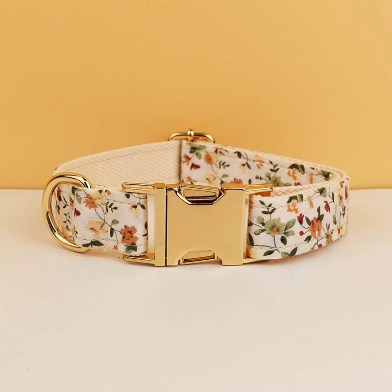 pets accessories dog collar leash harness set dog collar bow tie Printed pet products personalized luxury tactical dog collars
