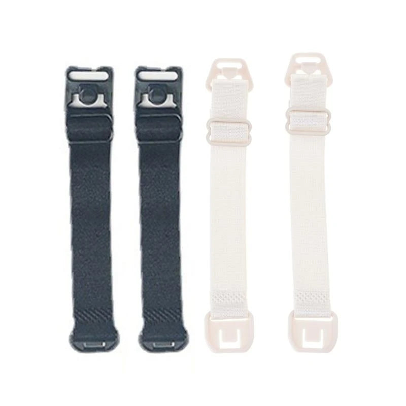 2PCS Breastfeeding Bra Accessory Adjustment Buckle Extender Hook for Nursing Bra Pumping Bra Extending Shoulder Straps 69HE