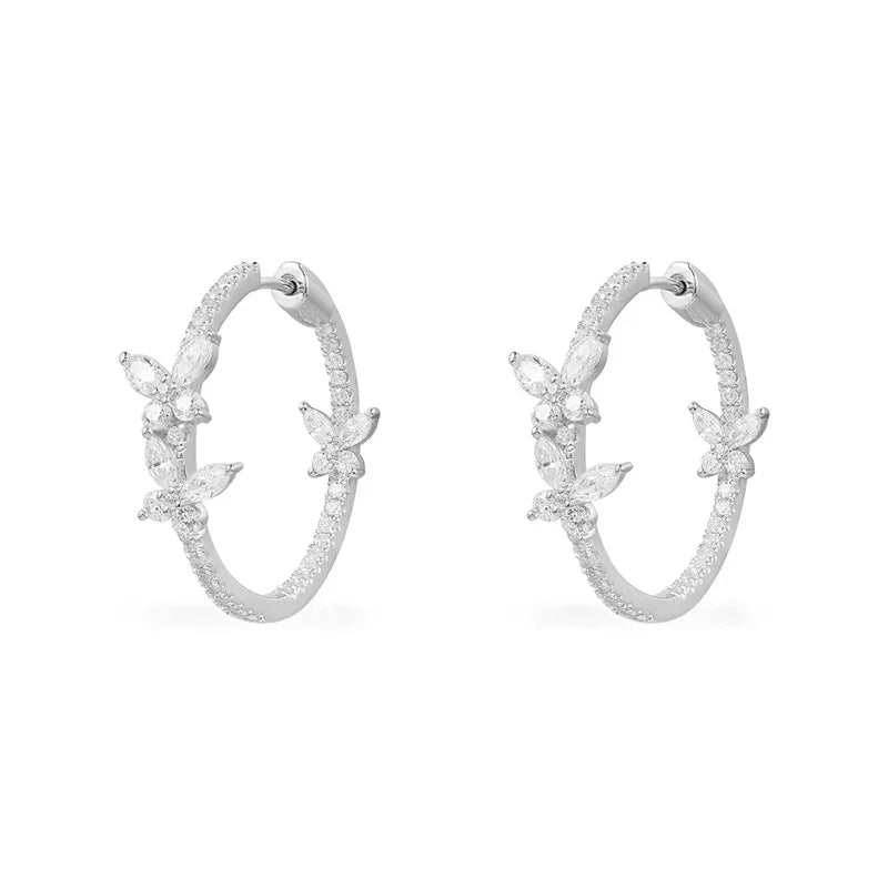 LI KI 925 Sterling Silver 2022 New Butterfly Earrings  Beautiful Fashion Jewelry Free Delivery Valentine'S Day Gift