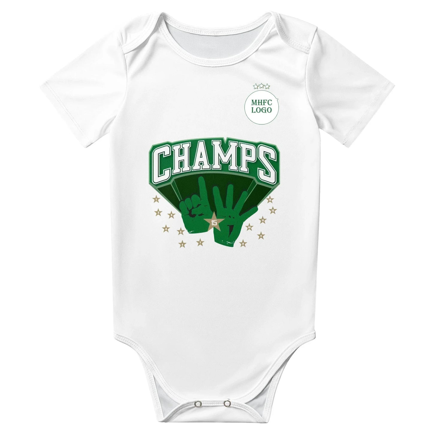 Maccabi MHFC Haifa Green Apes Baby Bodysuit Unisex Shirt Newborn Onesie Boy Girl Undershirt Outfit Baby Romper