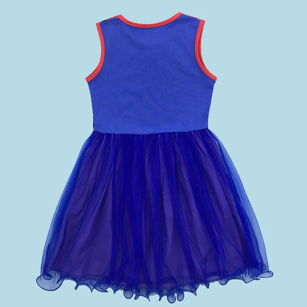 Hot girl children's costume cosplay costume cool 3-12-year-old children's Christmas costume Halloween little girl pink dress new