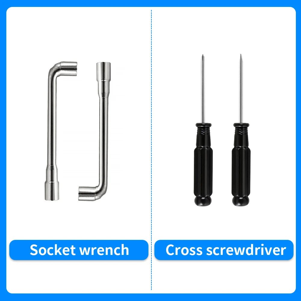 Creality 12PCS 3D Printer Tool Kit 3D Print Removal Steel Pliers Cross Screwdriver Socket Wrench DIY Tools Kit