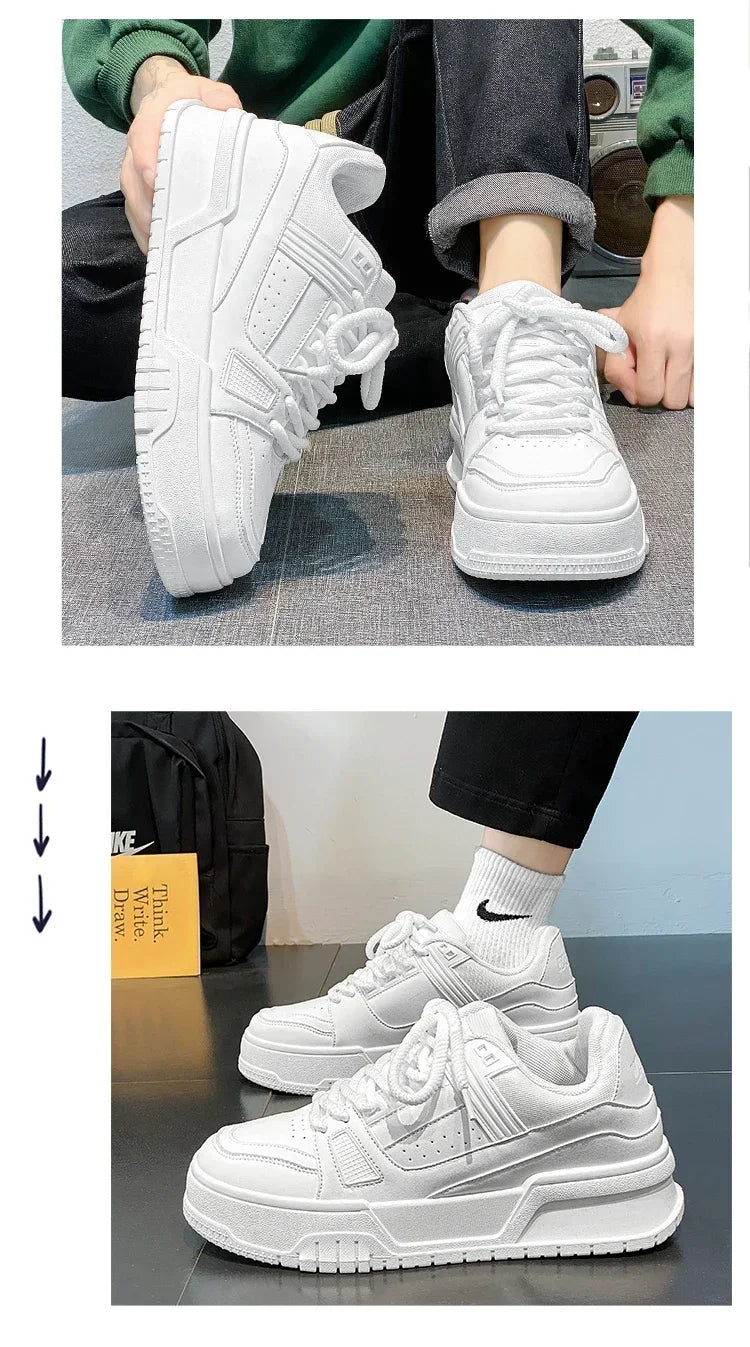 Men's Shoes Fashion Platform Sneaker Trend Skateboard Shoes for Men New Casual Sports Running Shoe Tenis Shoes Zapatillas Hombre