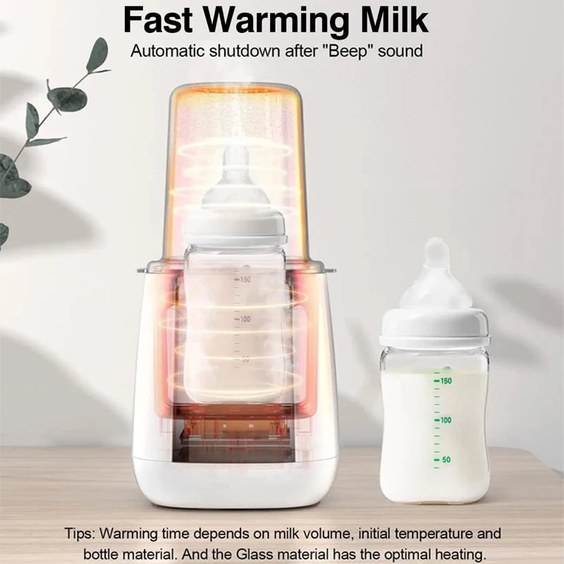 TINSOL Milk Warmer Warmer and Steriliser 6 in 1 Multifunction Breast Warmer Precise Temperature Control Baby Bottle Warmer