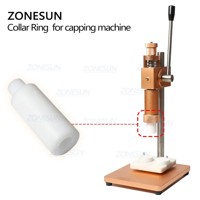 ZONESUN 15/17/20/22mm Collar Ring For Manual Perfume Bottle Crimping Machine Capping Perfume Bottles Sprayer