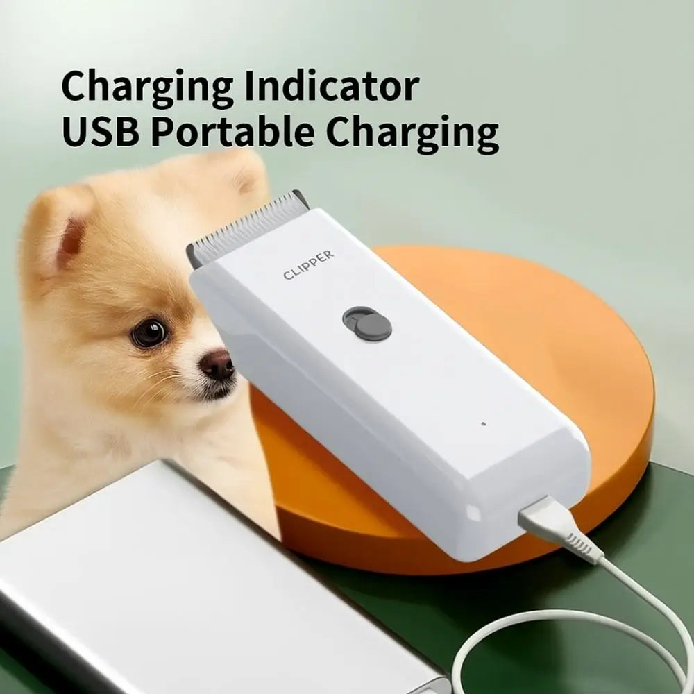 Professional Dog Hair Clipper Waterproof Wireless Cat Grooming Clipper Mute Low Noise Pet Electric Clipper For Cats and Dogs