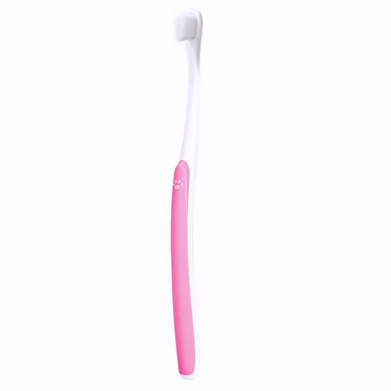 Pet Toothbrush Dog Toothbrushes Soft Dense Hair Toothbrush for Dog Teeth Cleaning Small Head Cat Toothbrushes Pet Mouth Cleaning