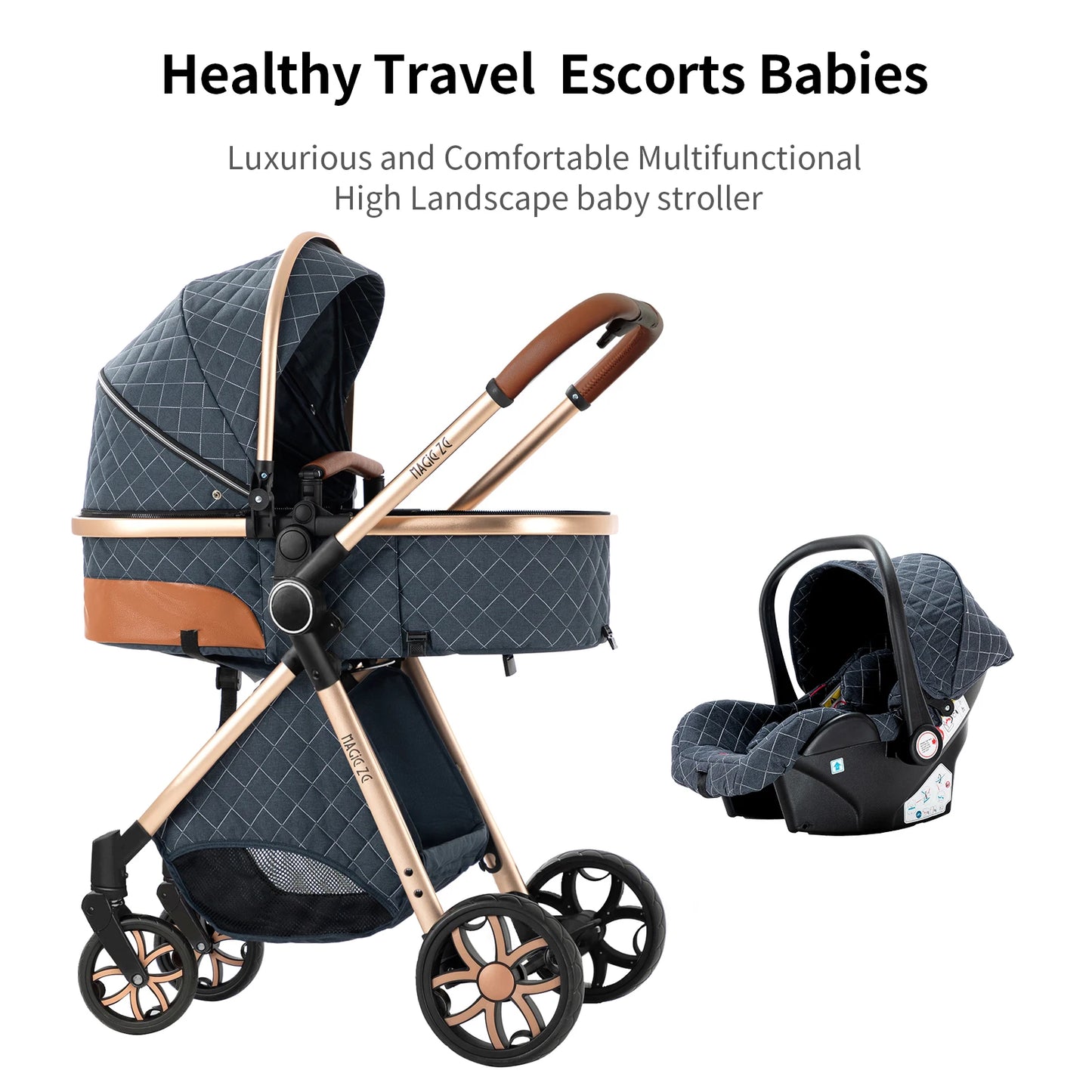 baby stroller infant car seat stroller 3 in 1 lightweight stroller travel system stroller newborn stroller bebe pram mother kids