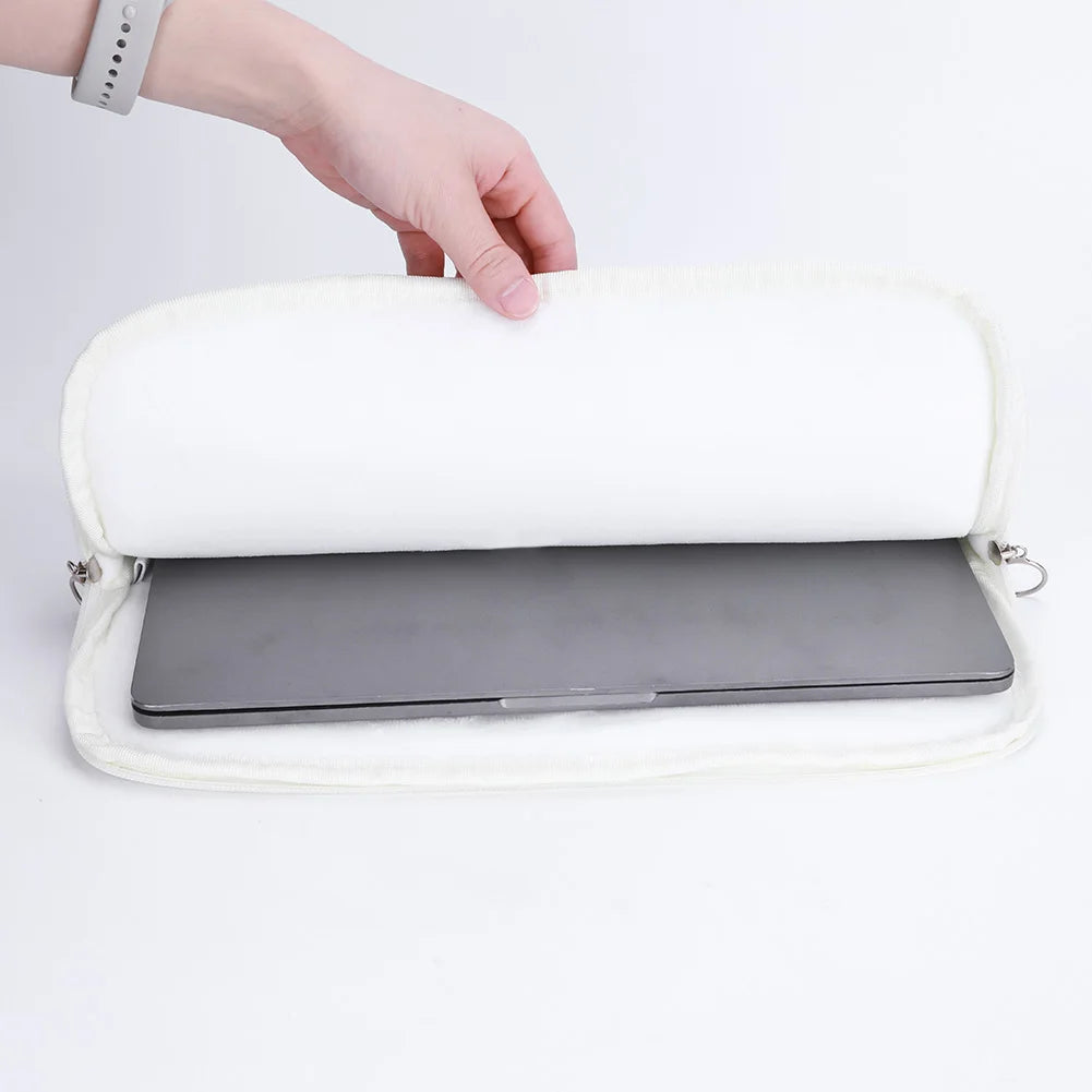Flower Printed Laptop Sleeve Case Bag for Quilted Protective Laptop Case Computer Sleeve Clutches for 11-15 Inch Laptop Tablet