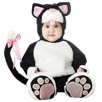 Halloween Costume Baby Boy Clothes Girls Monkey Polar Bear Romper Kids Clothing Set Baby Hat Socks Toddler Set