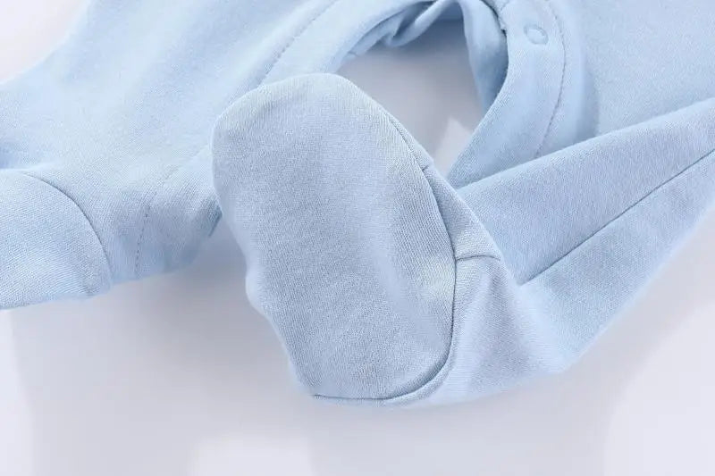 Kiddiezoom 7 Colors Solid Unisex Baby Boy Girl Romper+Burp Cloth+Bib+Hats+Gloves Baby Clothing Sets