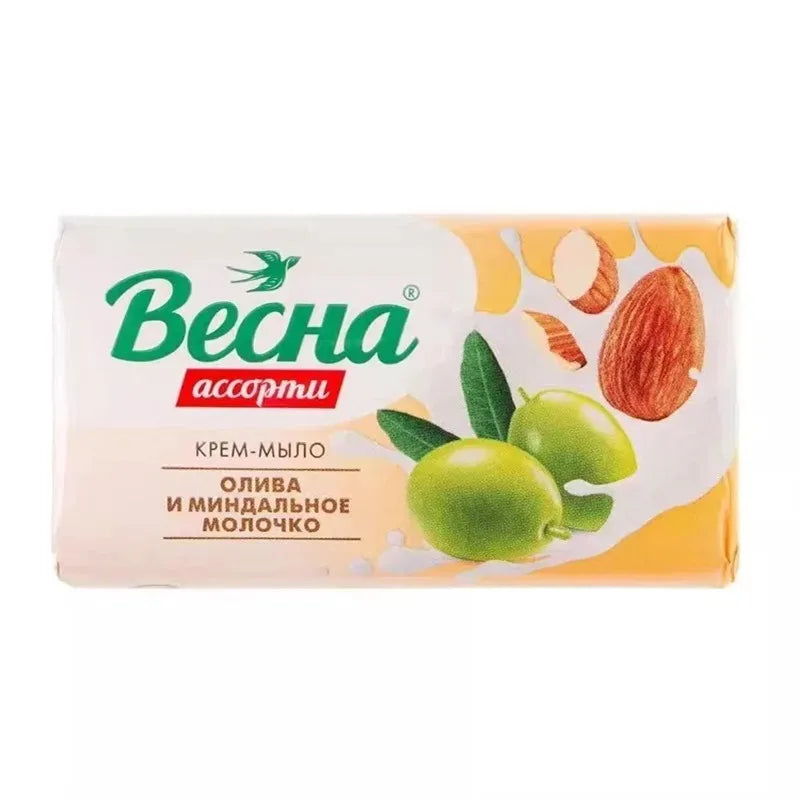 Russian Strawberry Coconut Soap Olive Almond Milk Soap Clean Fragrance Bath Face Wash Hand Soap
