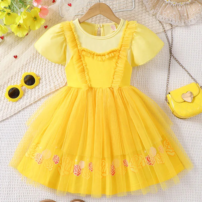 Halloween Lolita Dress Blue And White Poker Elements Princess Dress Bow Apron Baby Girls Dress Birthday Party Cosplay Costume
