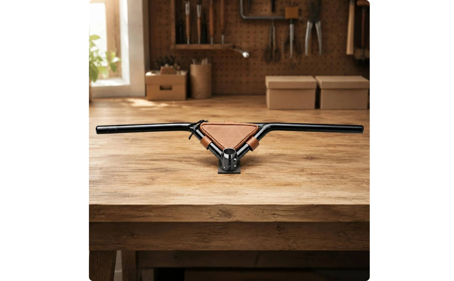 Aluminum Alloy Handlebar Retro Appearance Aluminum Riser Handlebar Riser Bike Bar Comfortable Grip Cycling Equipment Lightweight