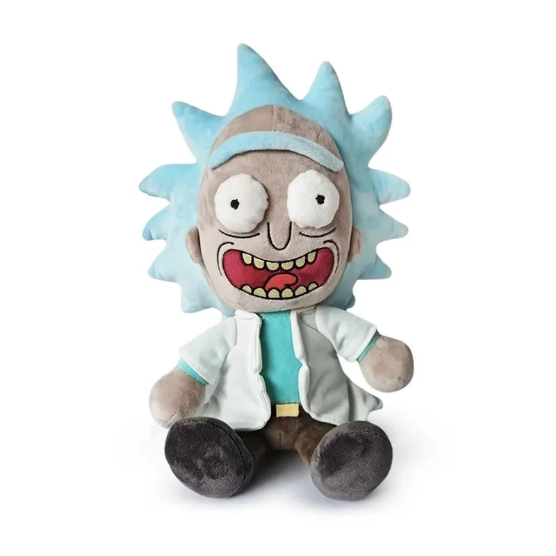 New Rick and Morty plush toy, animation merchandise doll, anime game figurine, room decoration, Halloween gift for kids