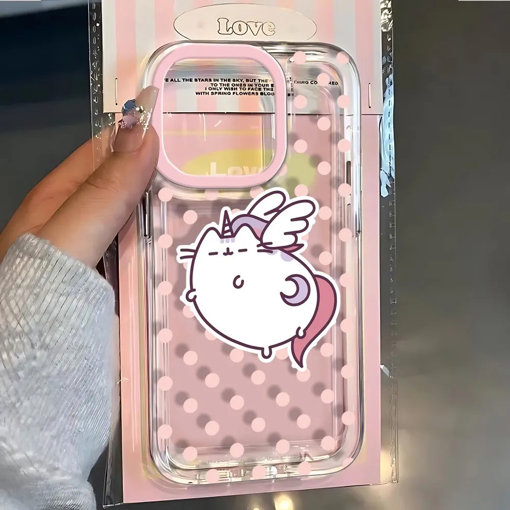 P-Pusheens Cat Phone Case for Xiaomi Mi 15T 15 14 13 12 11 10 10T 14T Poco M7 X6 F7 F5 F4 X7 X4 NFC Lite GT Pro Ultra 4G 5G