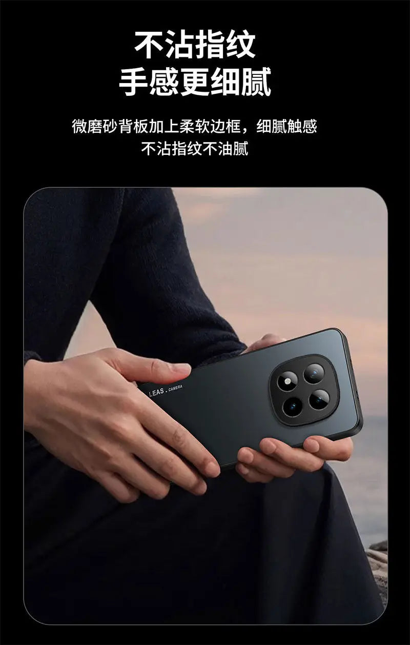 For POCO M8 Pro 5G Shockproof Armor Frosted Case for Mi POCO M 8 M8pro Camera Protection Matte Hard Bumper Cover Shell Capa