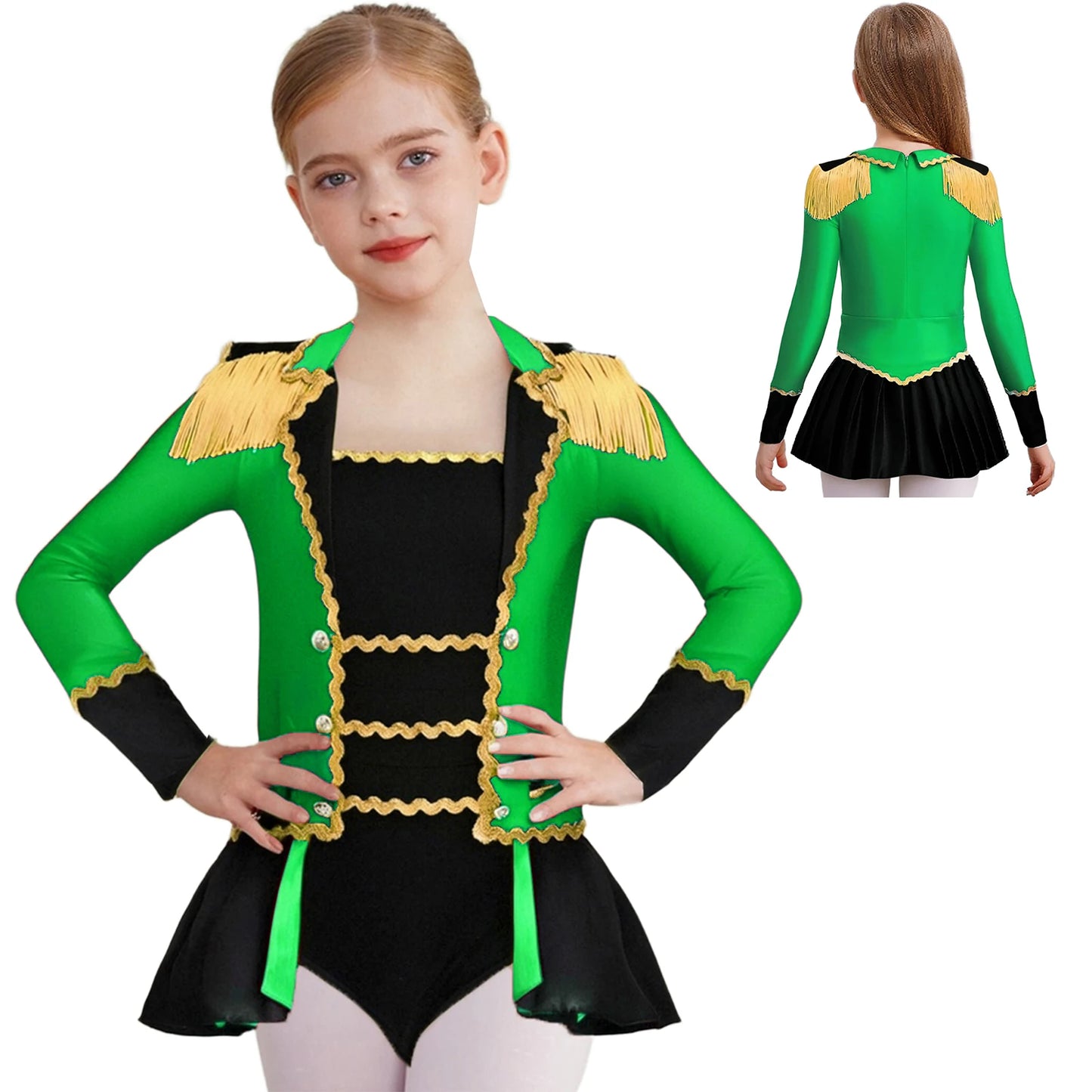 Halloween Costume Romper Circus Ringmaster Cosplay Carnival Party Shiny Sequins Leotard Dress Drum Majorette Magician Dress Up