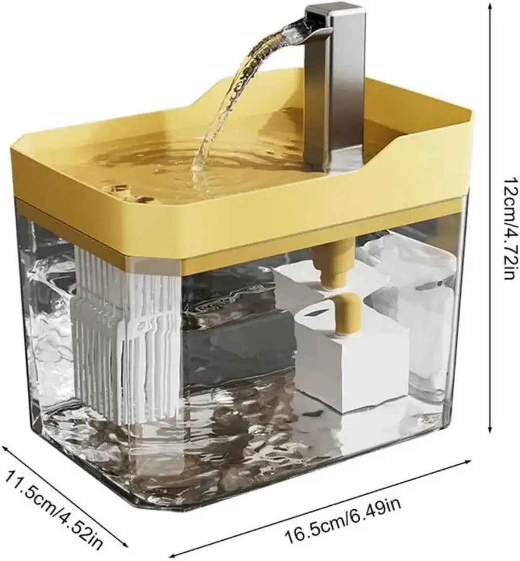 1.5L Cat Water Fountain USB Automatic Water Dispenser Live Circulation Filter Pet Drinker Quiet Pet Water Fountain Cat Small Pet