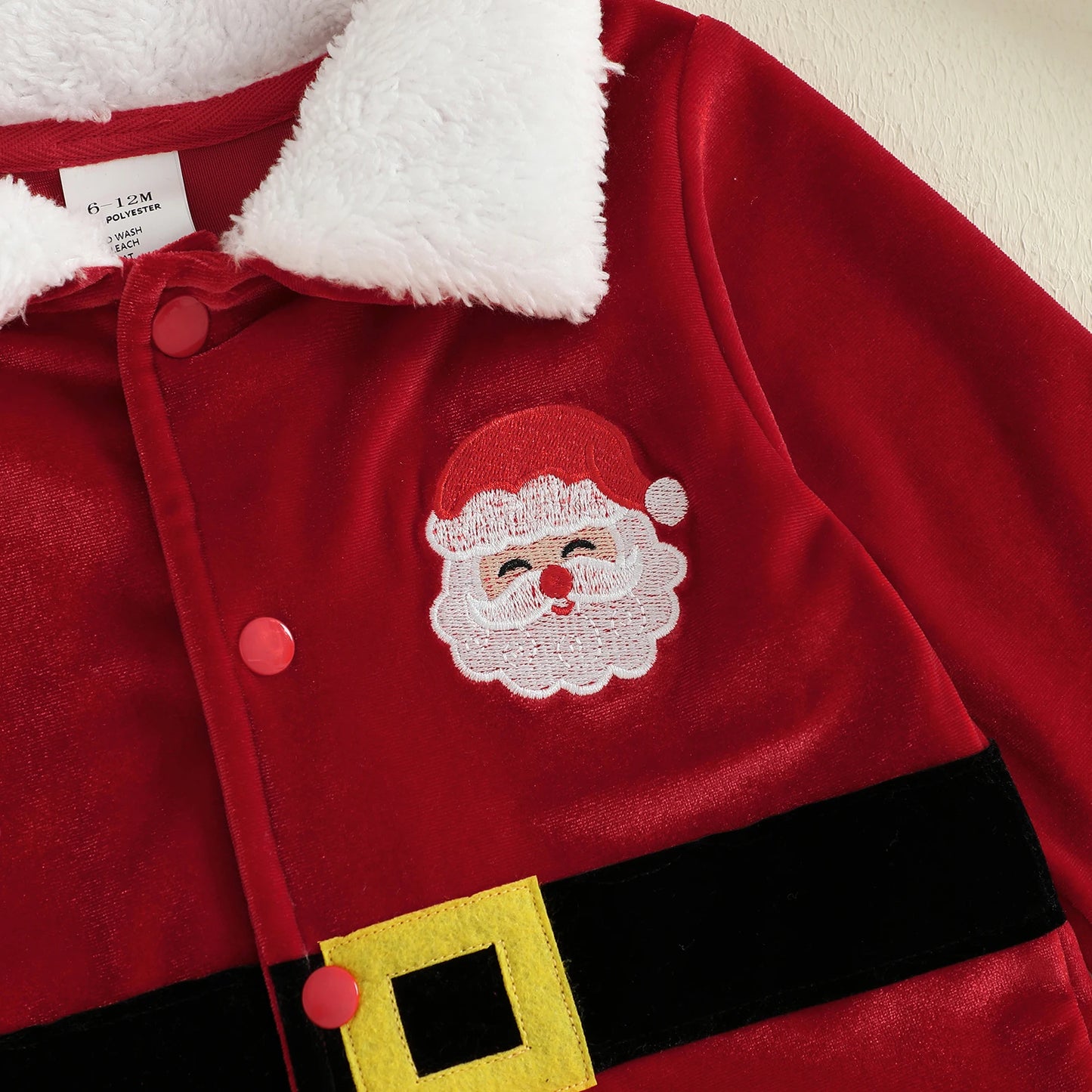 Citgeett Autumn Christmas Kids Toddler Girl Boy Outfits Long Sleeve Lapel Button Tops Elastic Waist Pants Costume Winter Set