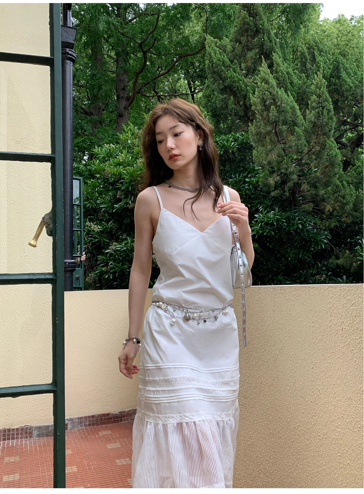 Body jewelry woman Pearl belly waist chain with Skirt Metal Chain Sexy Pendant Adjustable Navel Accessories sexy tоy for women