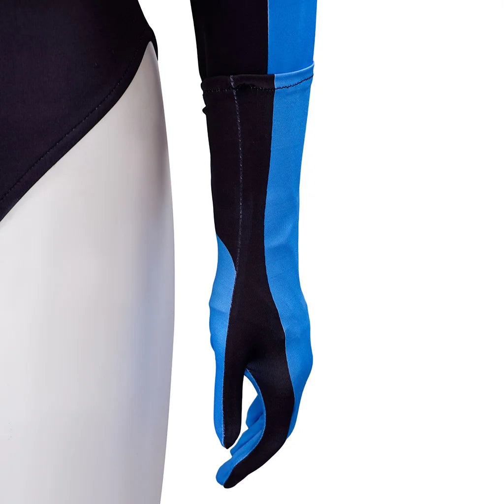 Halloween Female Wing Cosplay Costume Sexy Jumpsuit With Gloves Stockings Full Set Adult Superhero Suit