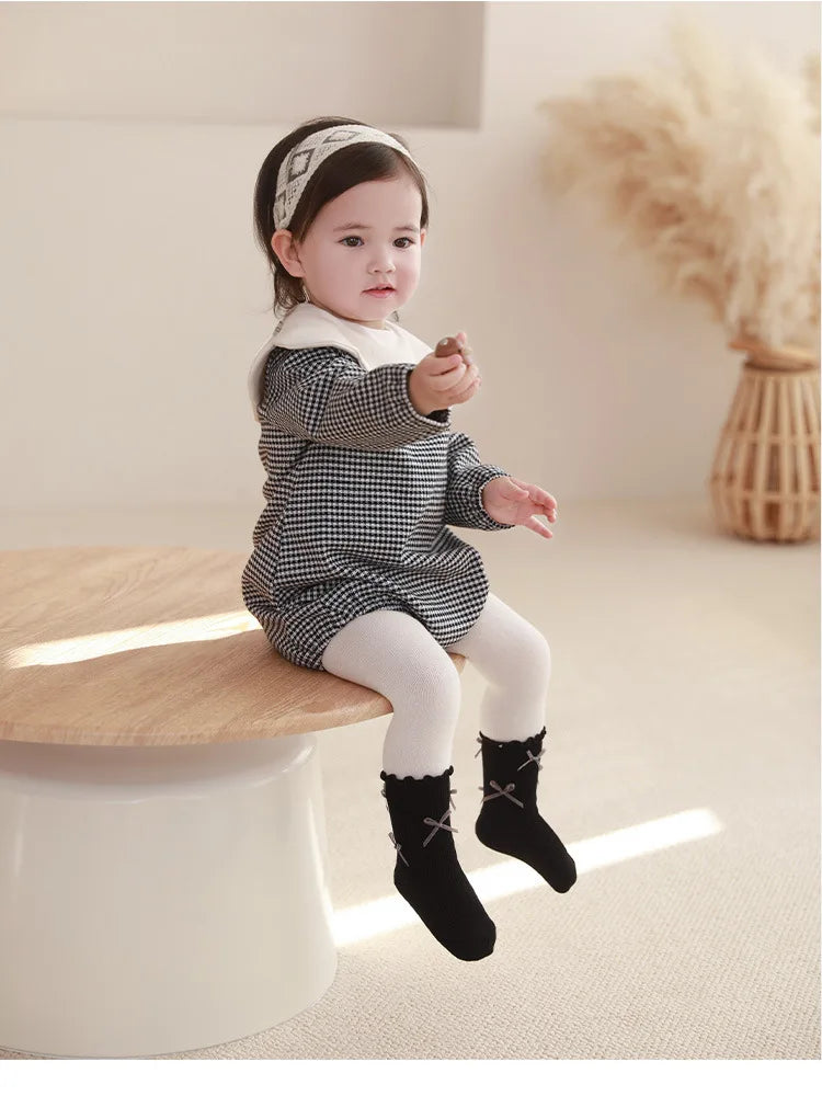 1/3/5 Pairs Newborn Baby Socks For Girls Cotton Infant Girls Sock Princess Bow Toddler Baby Girls Socks
