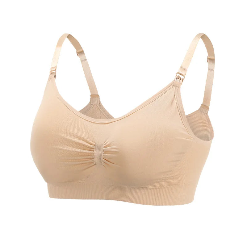 1/2pcs Breastfeeding Bras Maternity Nursing Bra for Feeding Nursing Underwear Clothes for Pregnant Women Wirefree Breathable Bra