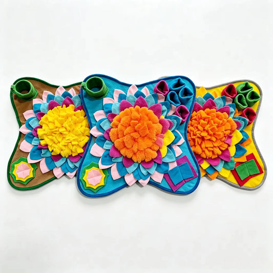 Pet Sniffing Training Mat Dogs Cats Educational Stress Relief Bite Resistant Slow Food Mat Pets Eco-friendly Training Blanket