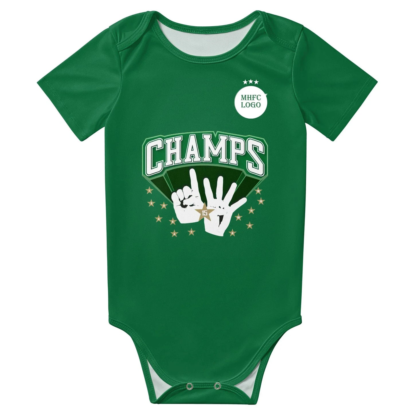 Maccabi MHFC Haifa Green Apes Baby Bodysuit Unisex Shirt Newborn Onesie Boy Girl Undershirt Outfit Baby Romper