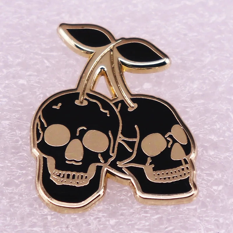 Popular Halloween Costume Accessories Horror Ghost Skull Pumpkin Pin Metal Badge Holiday Jewelry Gift Wholesale
