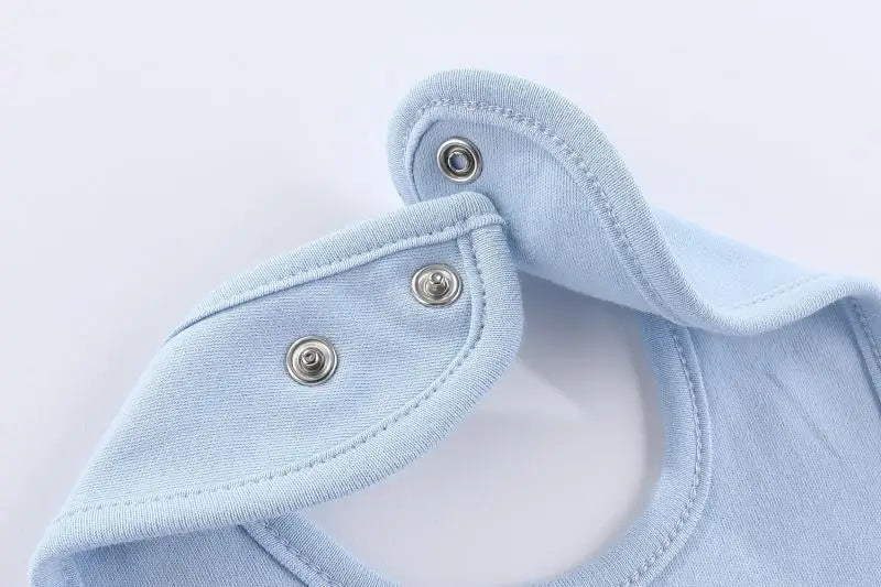 Kiddiezoom 7 Colors Solid Unisex Baby Boy Girl Romper+Burp Cloth+Bib+Hats+Gloves Baby Clothing Sets