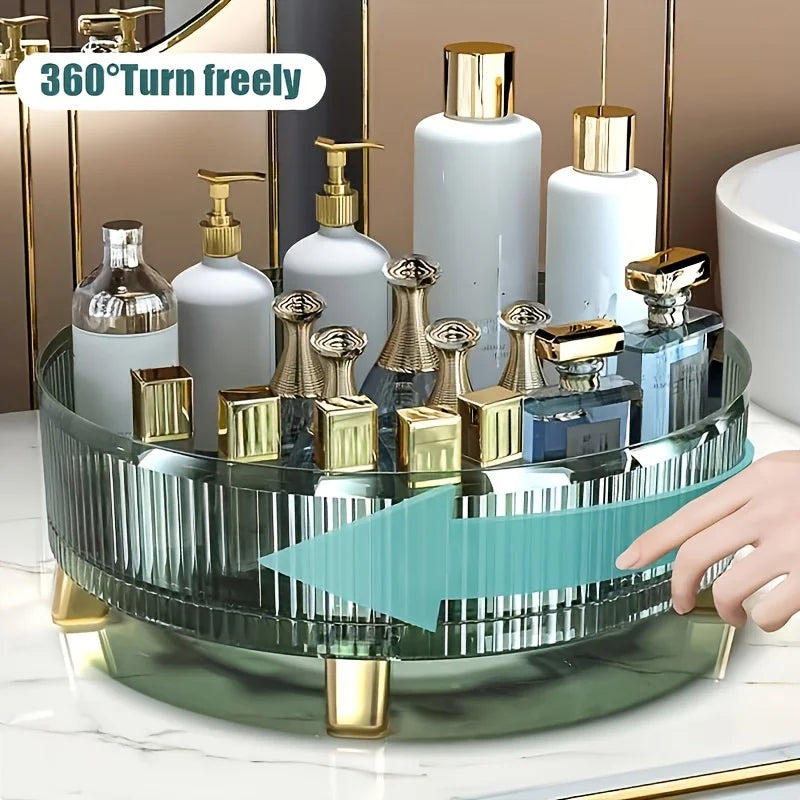 1PCS Makeup Organizer, 360 Rotating Makeup Organizer, Make Up Organizers and Storage, Large-Capacity Round Perfume Organizer,