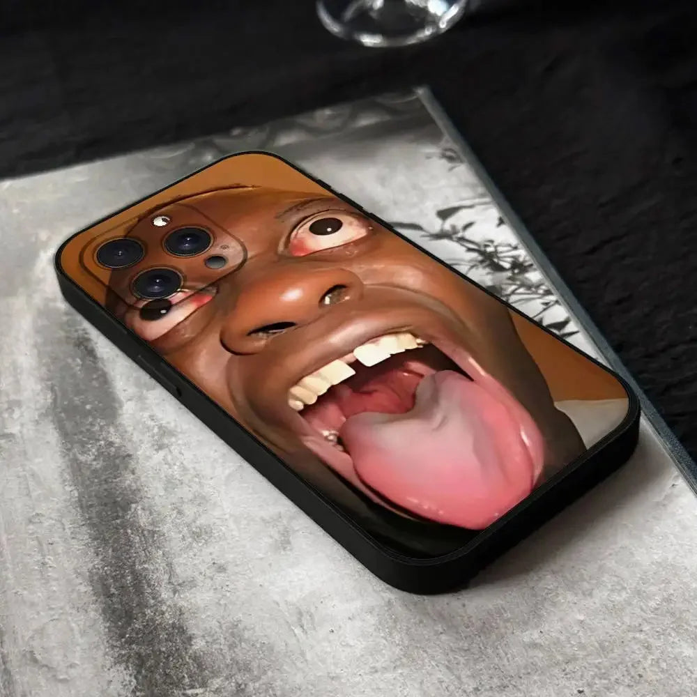 Funny Ugly Man Soft Phone Case For iPhone 17 16 15 14 13 12 11 Pro Max Plus Mini SE Air 16e Silicone Cover Shell Fundas Skin