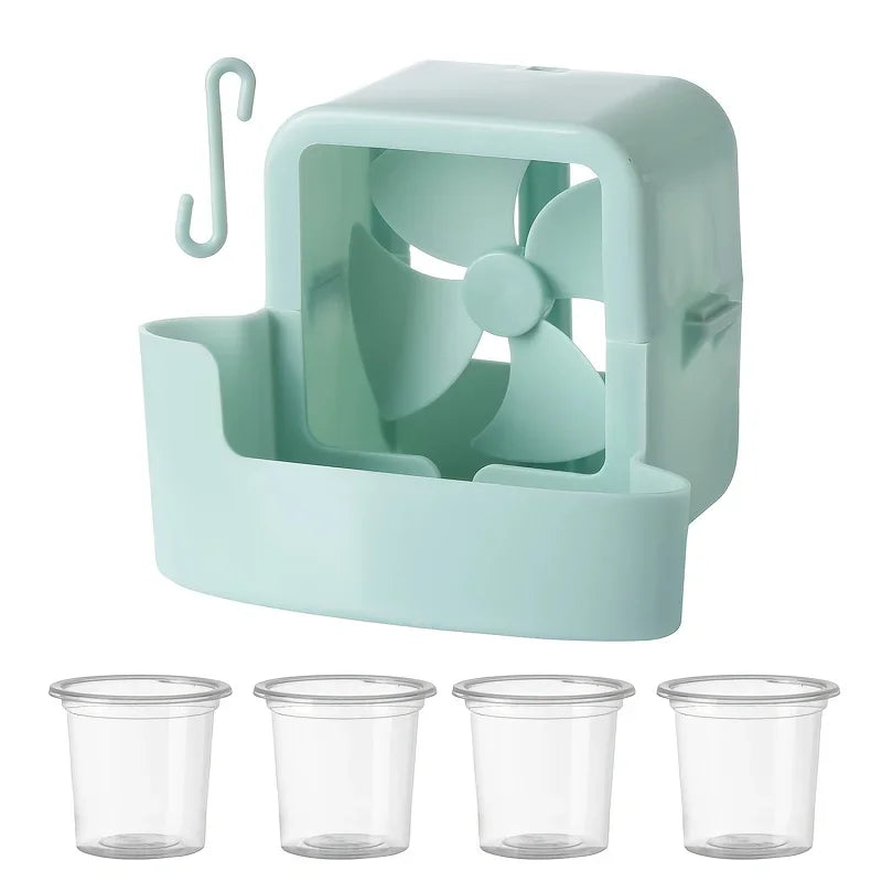 Household Cooling Box Cooler Tool for Summer Electric Fans, Portable Storage Accessory for Hanging Fans & Floor Fans