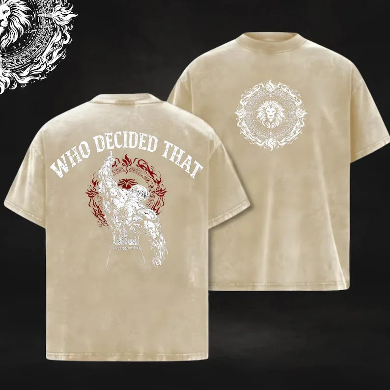 Anime The Seven Deadly Sins Escanor Printed Tee Men Women Washed Cotton T-shirts Short Sleeve Vintage T Shirt Harajuku Tshirt