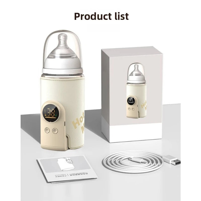 Baby Milk Warmer Baby Nursing Bottle Heater, Portable USB Bottle Warmer for Car, Outdoor Travel Accessories Outdoor Portable