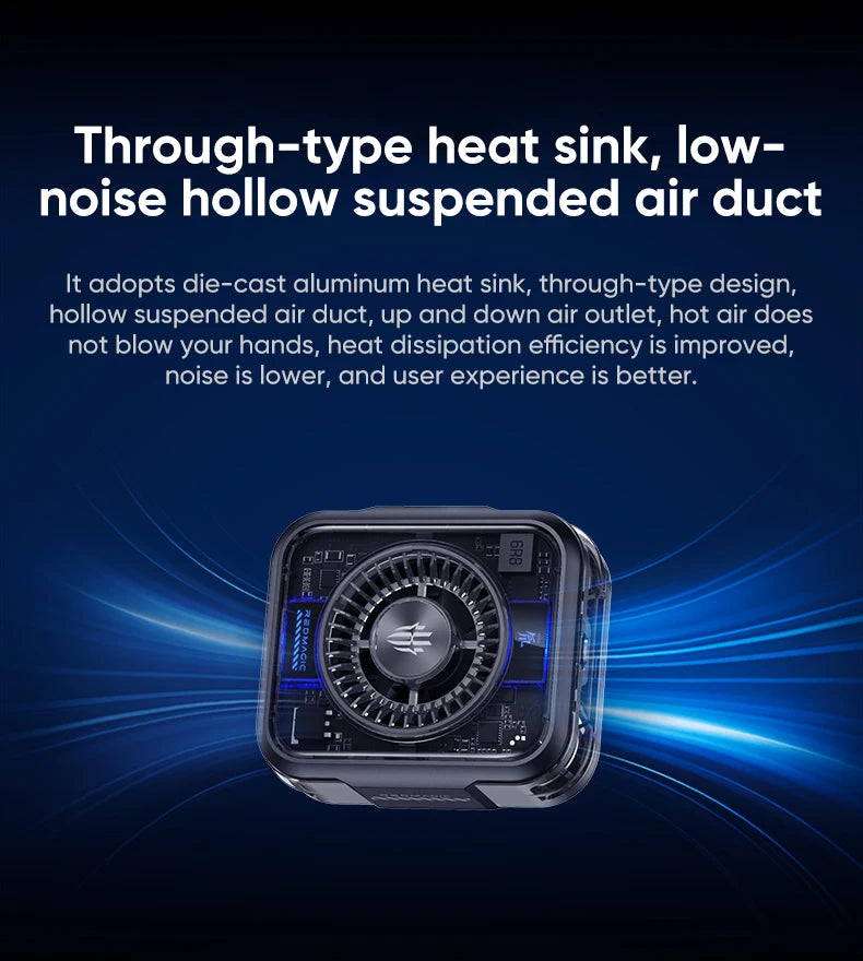 REDMAGIC Cooler 5 Mobile Game Radiator 3D VC Liquid Cooling 36W High Power Cooling For iPhone 16 RedMagic 10 Pro xiaomi 15