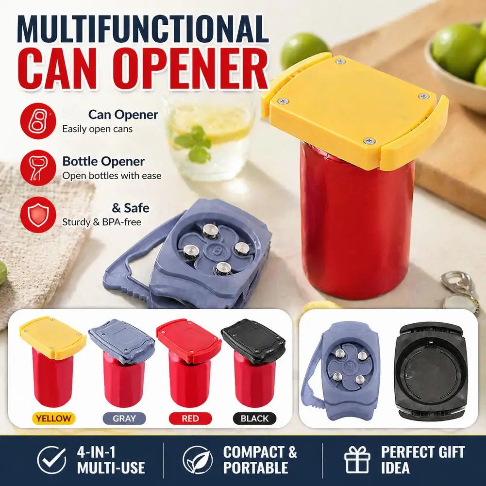Creative Beer Can Opener Tool Beverage Can Bottle Opener Multi-functional Portable Bottle Opener Kitchen Gadgets