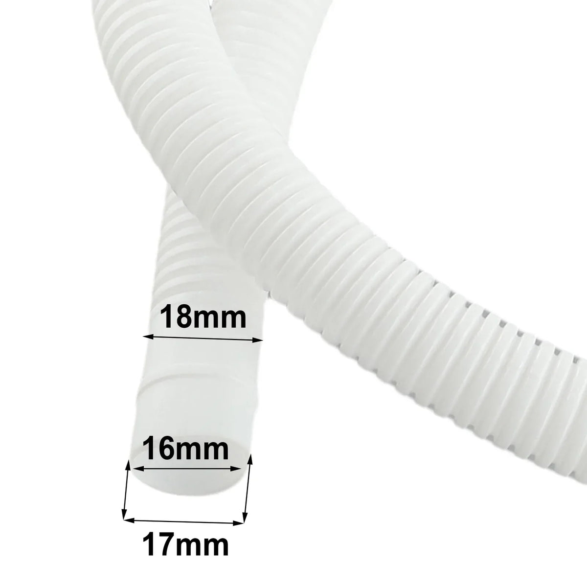 1M Swimming Pool Hose Water Hose Inground Swimming Swimming Cleaner Pipe Suction Vacuum Replacement Pool Hose Diameter 17mm